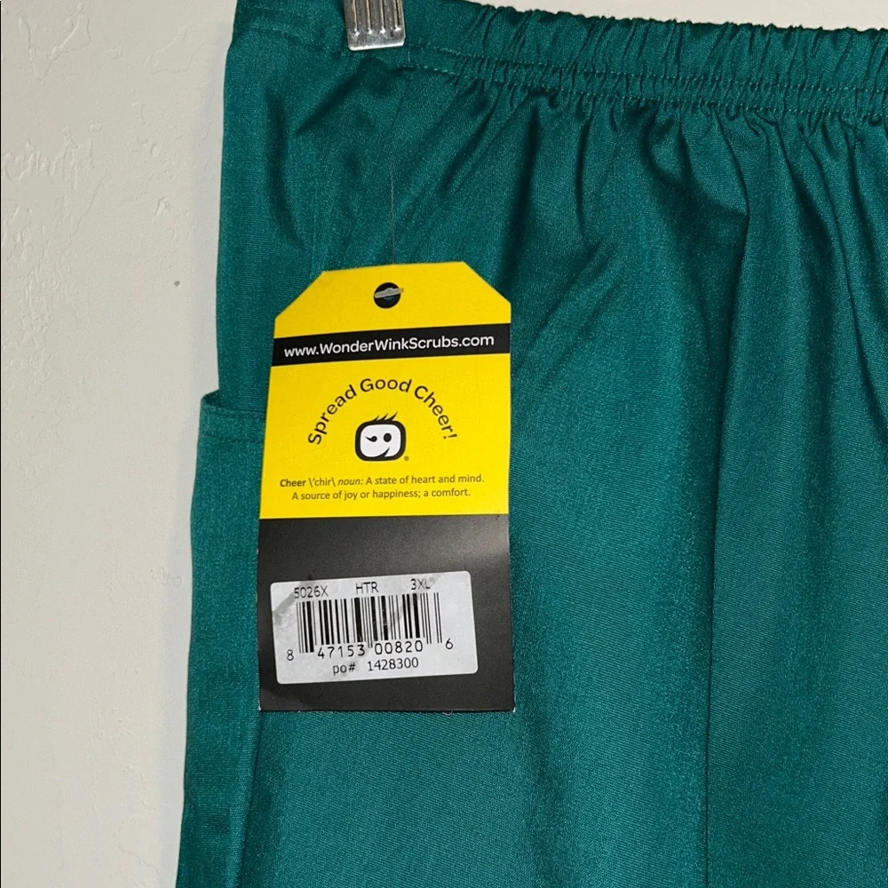WonderWink 3XL Origins Polyester Cotton The Romeo Flare Leg Cargo Scrub Pants